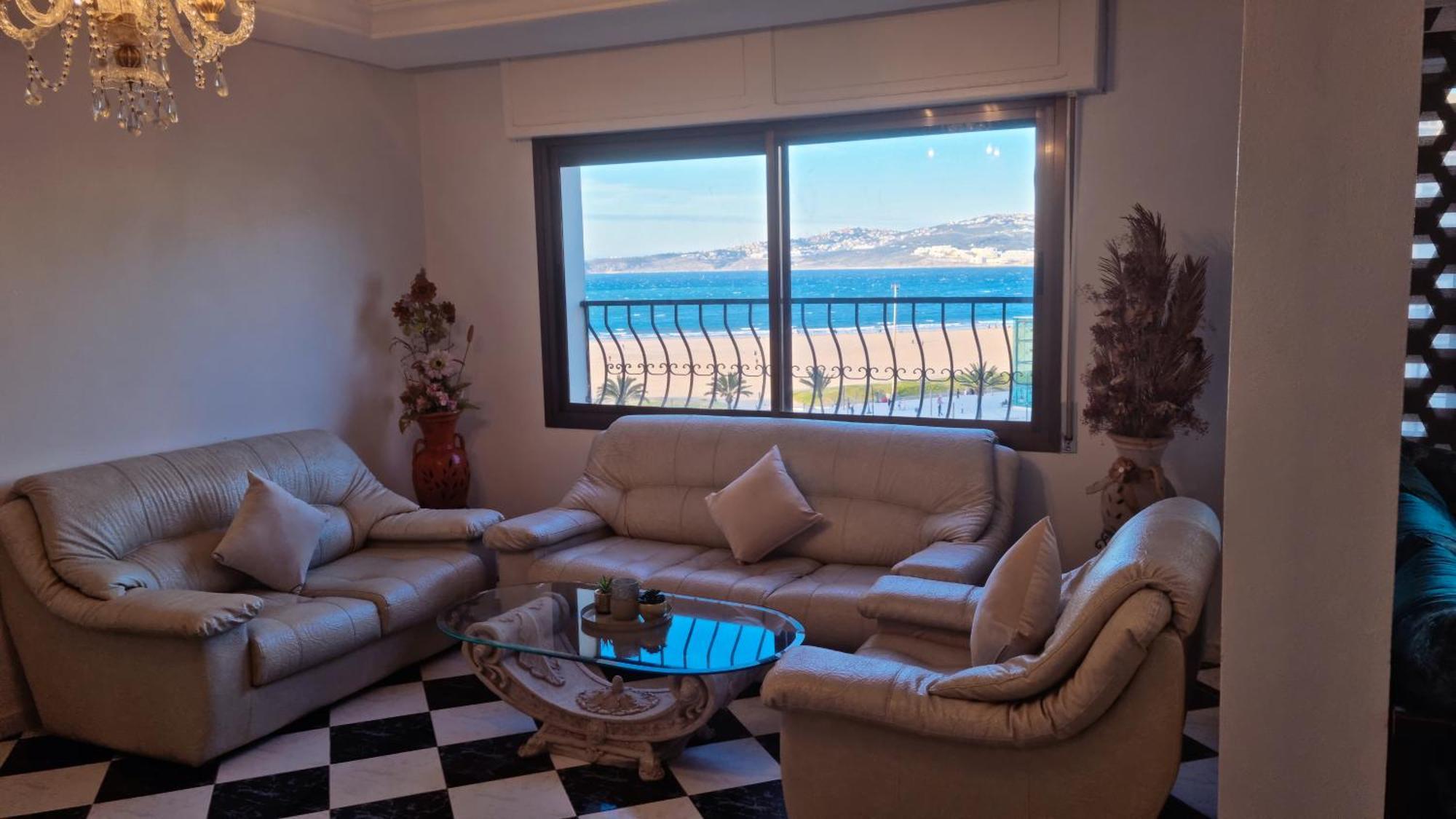 Luxury Sea And Marina View Apartment Tangier Bagian luar foto